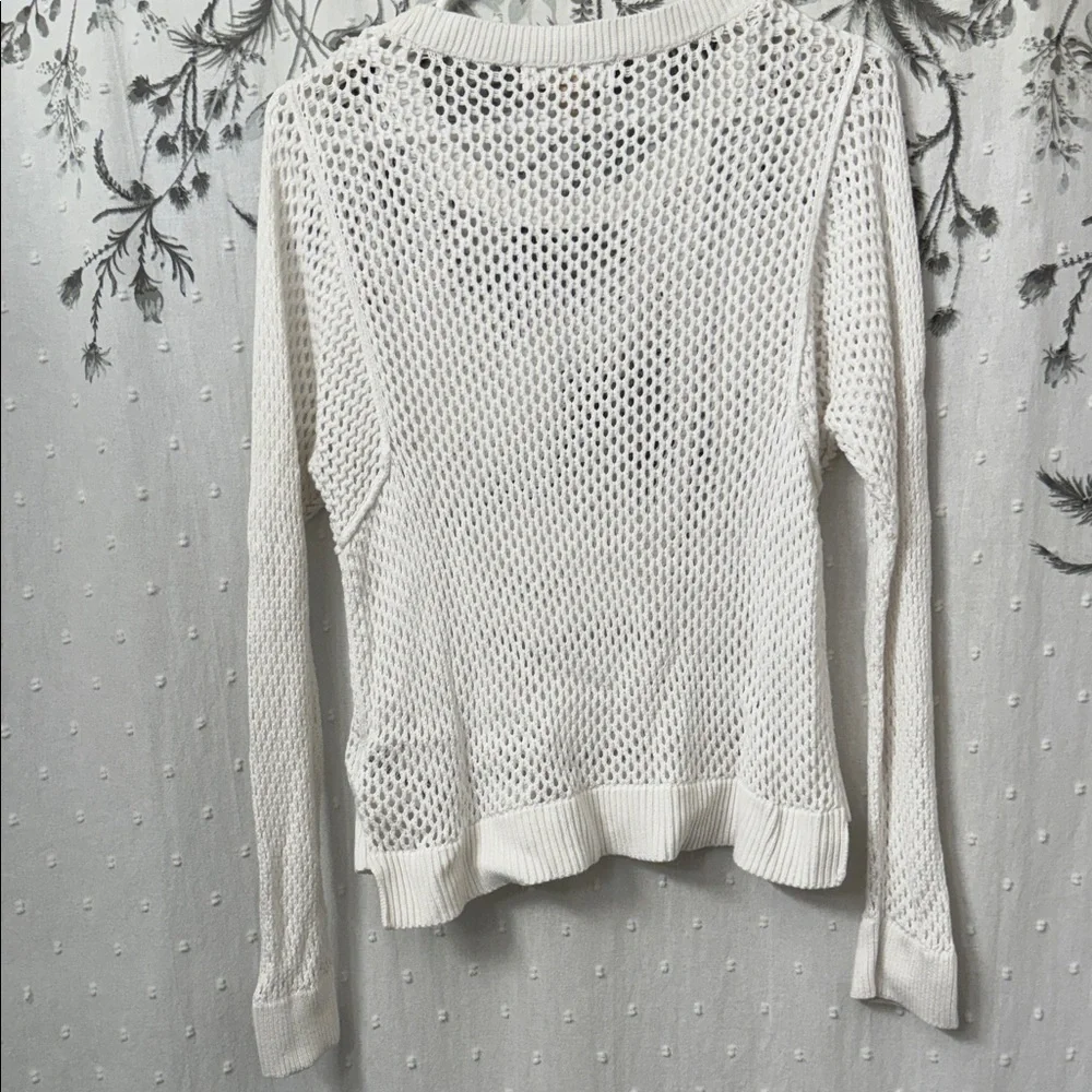 Michael Kors White Knit Sweater Top - Picture 5 of 8
